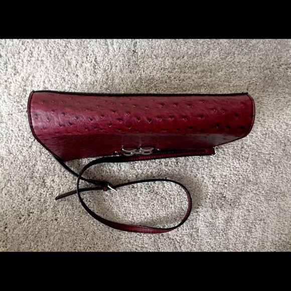 Dana Buchman Red-Burgundy Shoulder/Crossbody Purse - Picture 2 of 7